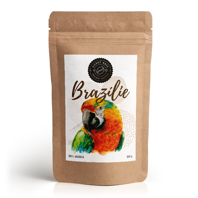 Káva z pražírny Dobrý kafe - Brazílie, 100% Arabica